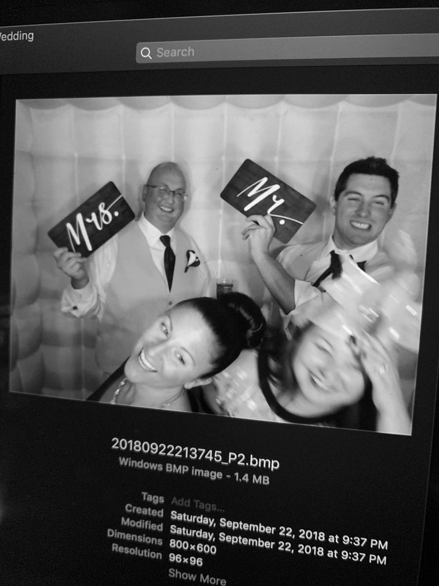 Photo booth prints